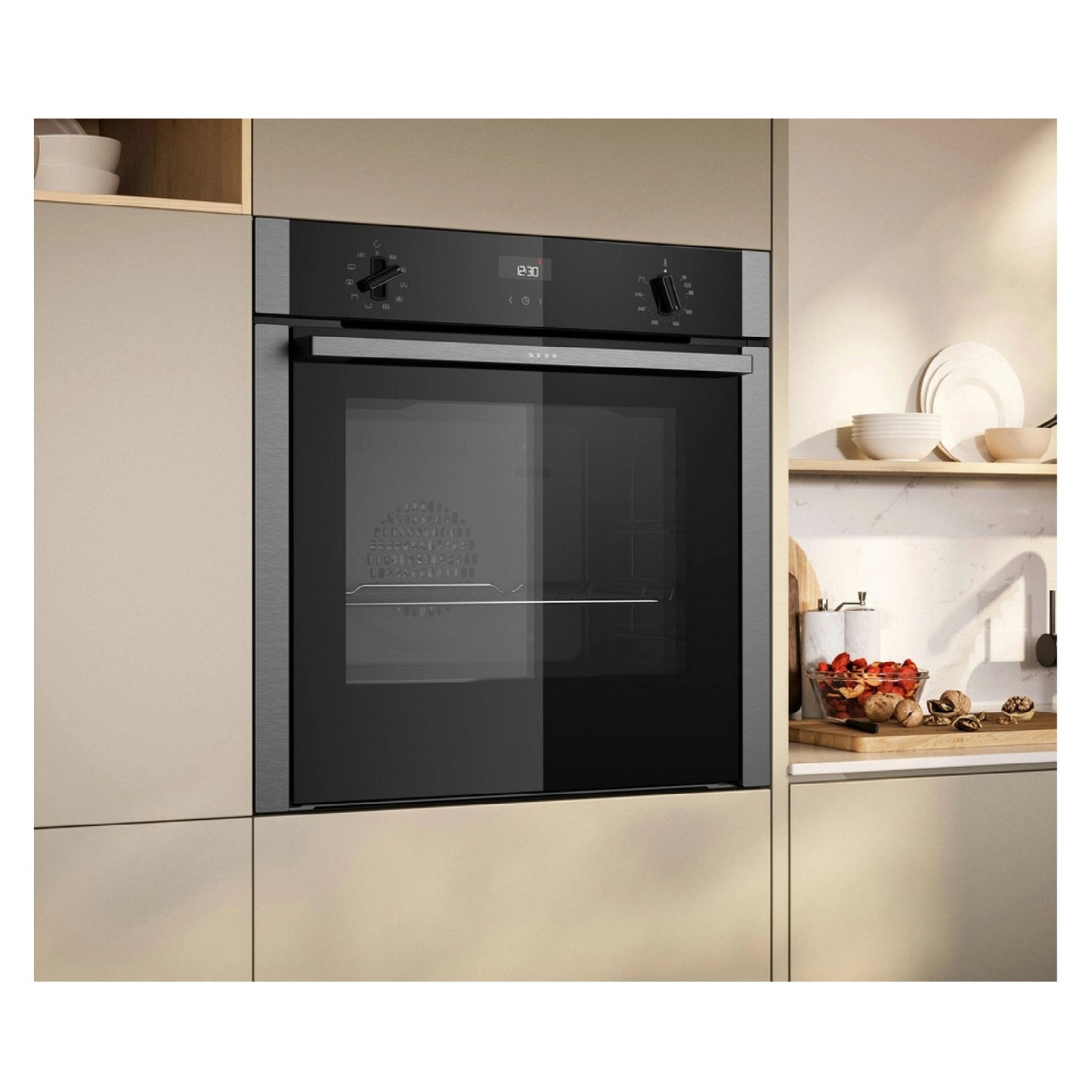 NEF-B3ACE4AG3B 59.4cm Built In Electric Single Oven - Graphite Grey