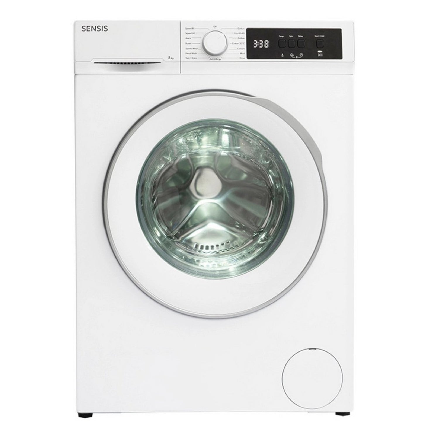 Sensis WMF01814AW 8kg 1400 Spin Washing Machine - White