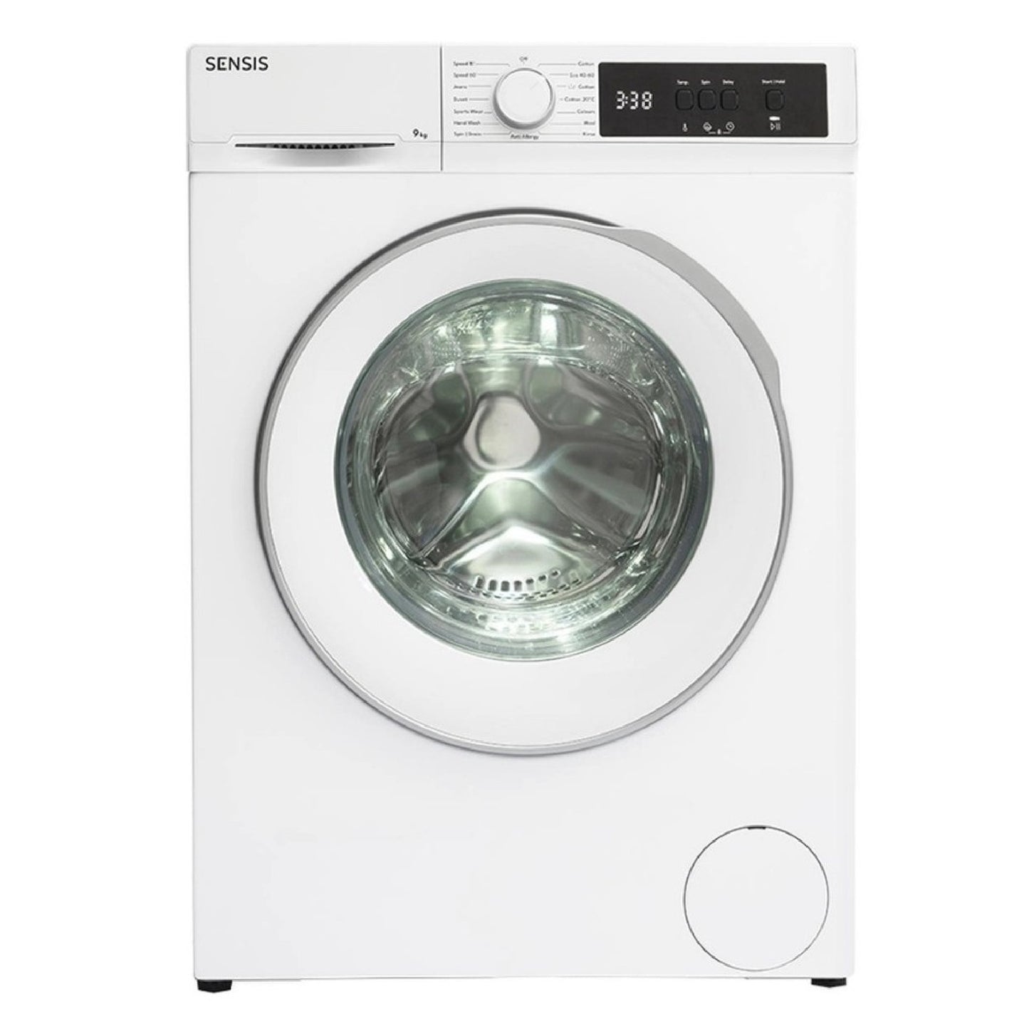 Sensis WMF01914AW 9kg 1400 Spin Washing Machine - White