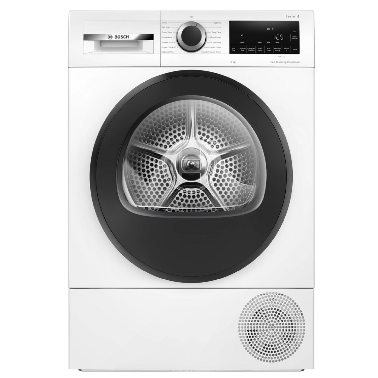 Bosch WQG24502GB 9kg Heat Pump Tumble Dryer - White