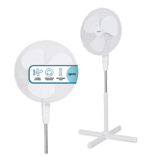 Igenix DF1655 16" Pedestal Fan