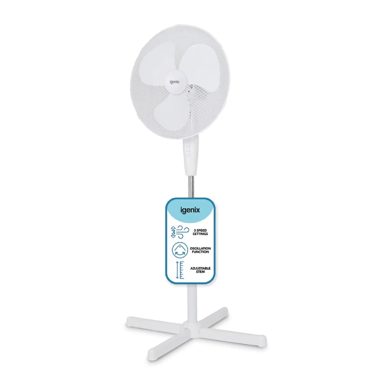 Igenix DF1655 16" Pedestal Fan