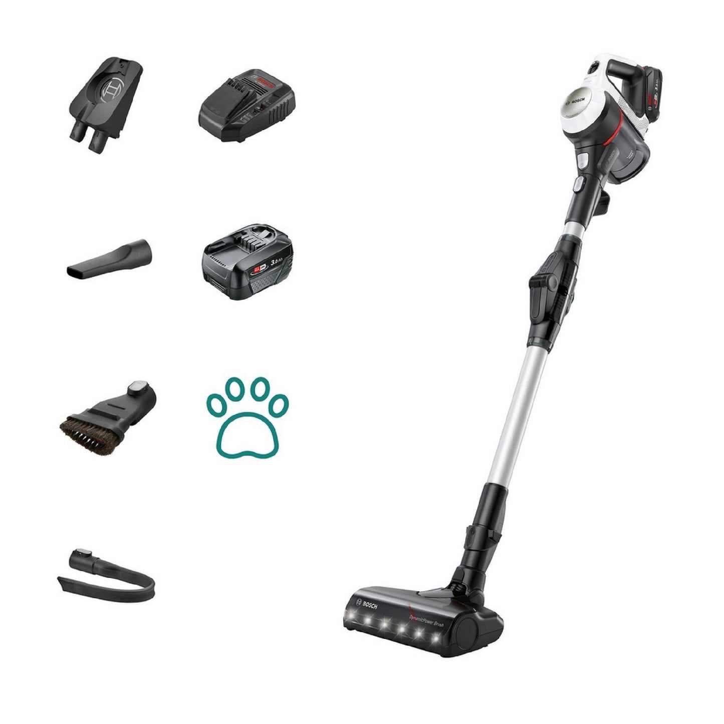 Bosch Unlimited 7 Cordless Vacuum Cleaner - White