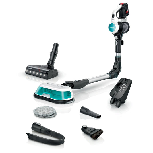 Bosch Unlimited 7 Cordless Vacuum Cleaner - White/Aqua