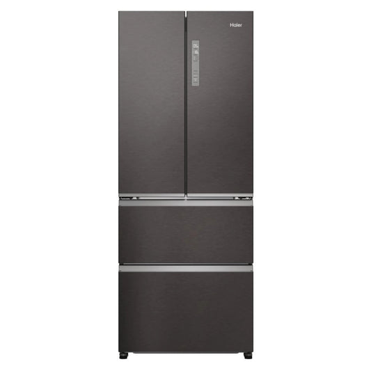 Haier 70cm 60/40 Total No Frost Fridge Freezer - Dark Inox
