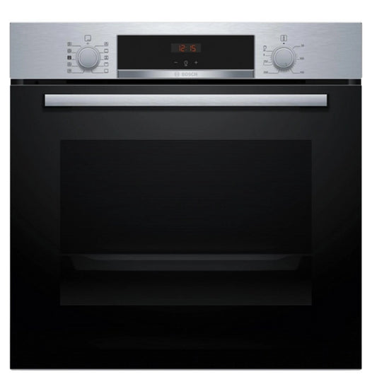 BOS-HQA574BS3B 59.4cm Built In Electric Single Oven - Stainless Steel