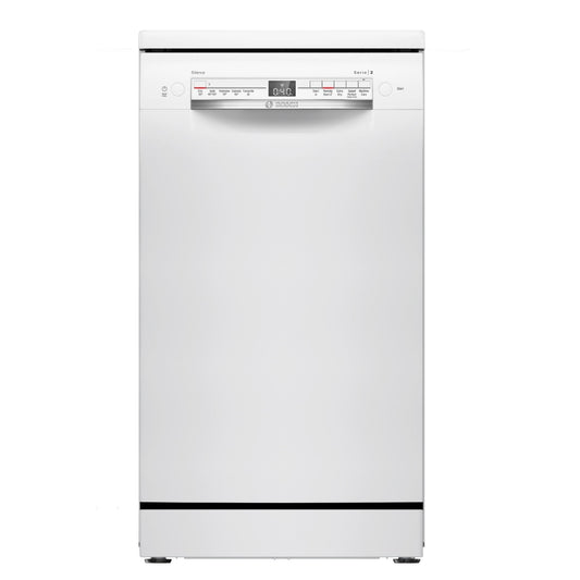 Bosch Series 2 Slimline Freestanding Dishwasher - White - 9 Place Settings
