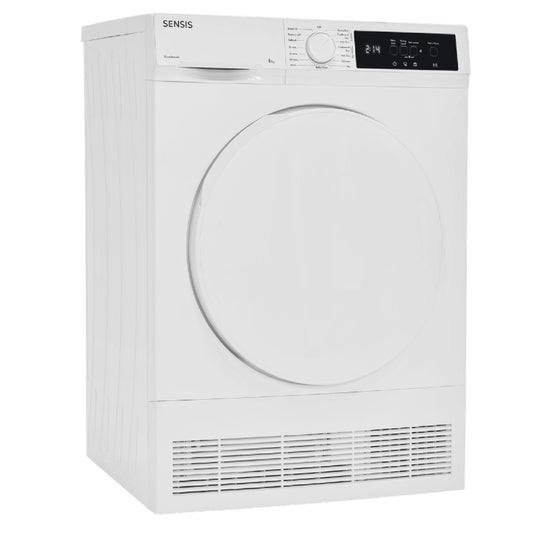 Sensis TDCF018BW 8kg Condenser Tumble Dryer - White