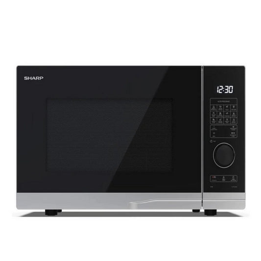 Sharp YC-PG254AU-S 20 Litre Grill Microwave Oven - Silver/Black